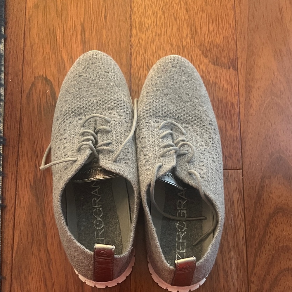 Cole Haan Women's Gray Knit Sneakers